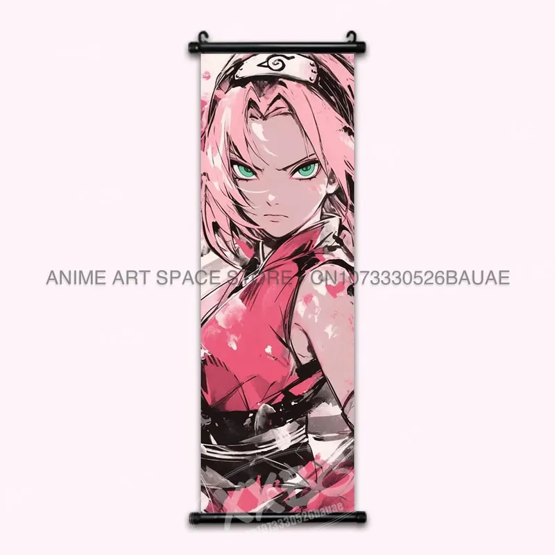 Anime Naruto Appeso Pittura Hatake Kakashi Wall Art Scrolls Immagine Uchiha Sasuke Home Decor Canvas Poster Haruno Sakura Murale — image 14