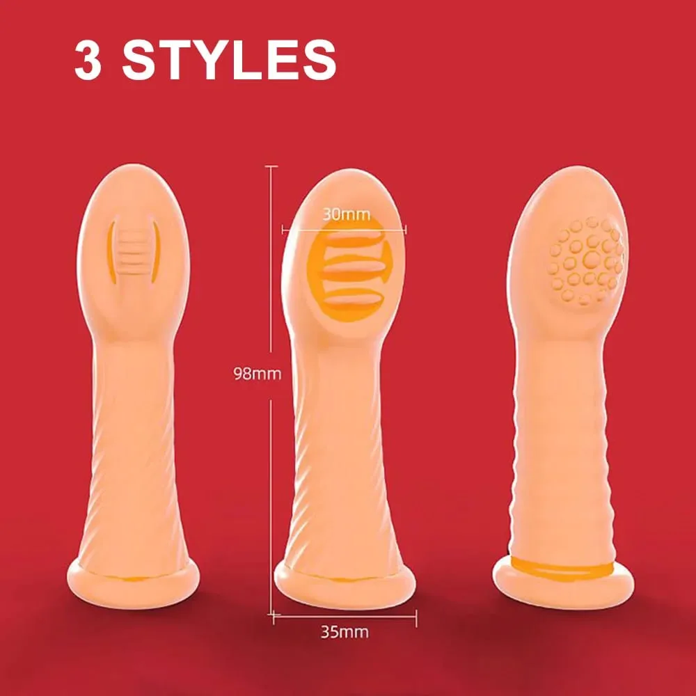 Finger Vibratoren Orgasmus G-punkt Klitoris Vaginal Massage Stimulator Masturbator Erotische Vibrierende Finger Hülse Sex Spielzeug Für Frauen — image 5