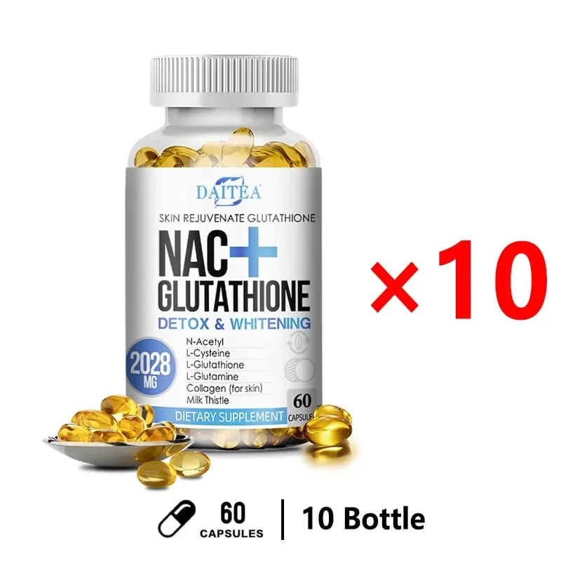 NAC Supplement L-Glutathion Intrazellulärer Antioxidanskomplex – Fördert die reinigende Entgiftung und Reparatur. Reduziert Liposomen