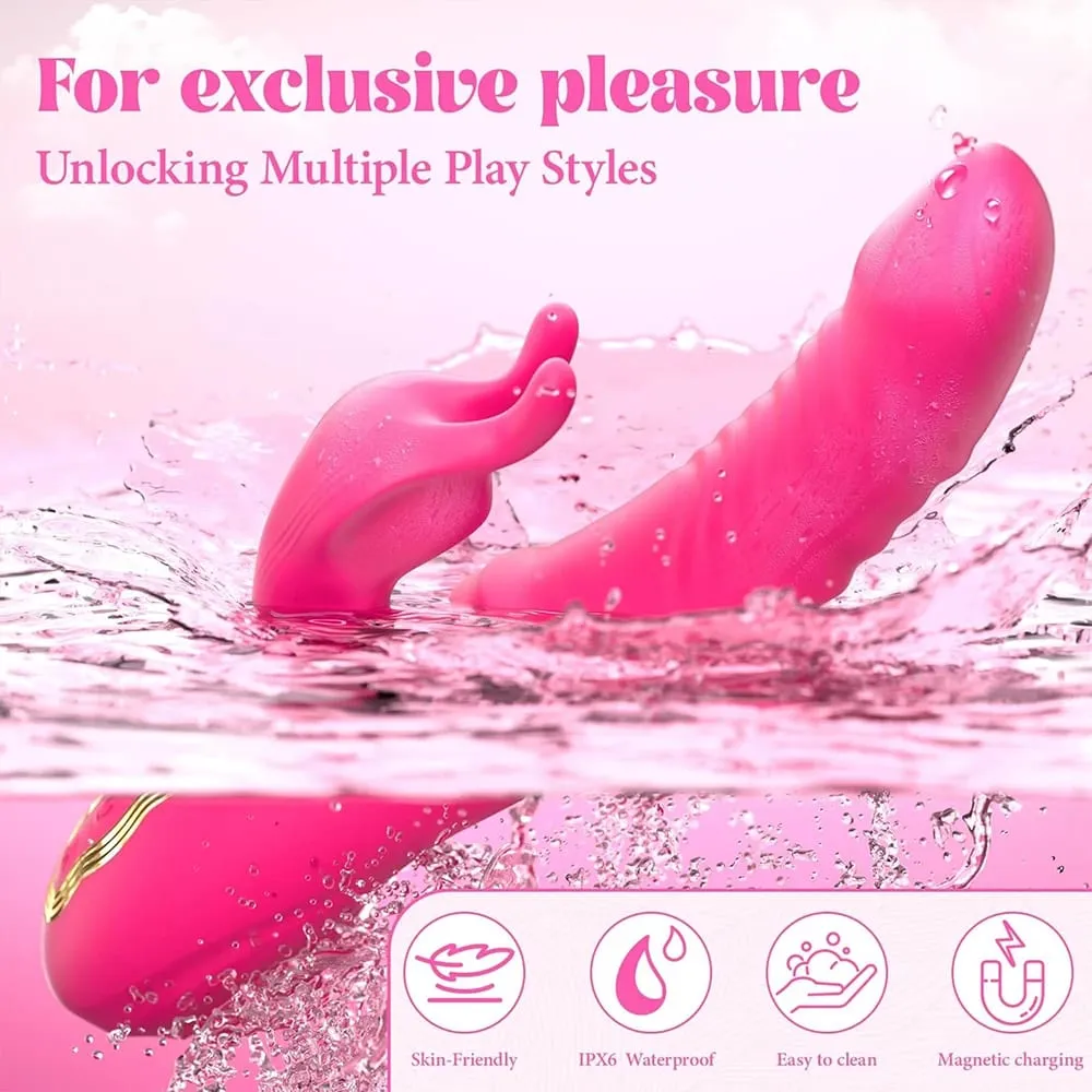 Thrusting Wiggle Rabbit Vibrator สำหรับผู้หญิงช่องคลอด G-Spot Vibrator Clitoris Stimulator หญิง Masturbation Sex Toy สำหรับผู้หญิง — image 6
