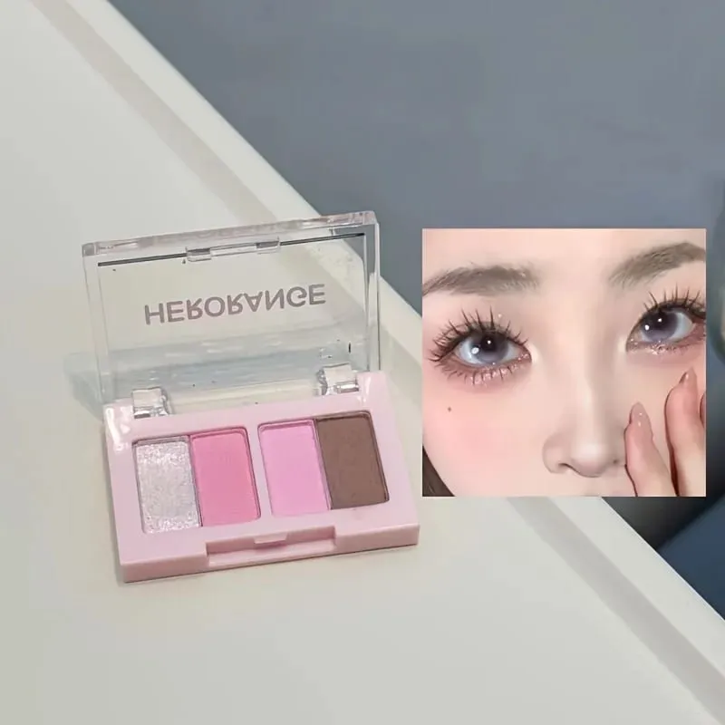 Herorange 6-teiliges Mini-Make-up-Set, Lipgloss, Lippentönung, Eyeliner, Rouge, Lidschatten, wasserdicht, langlebig — image 4