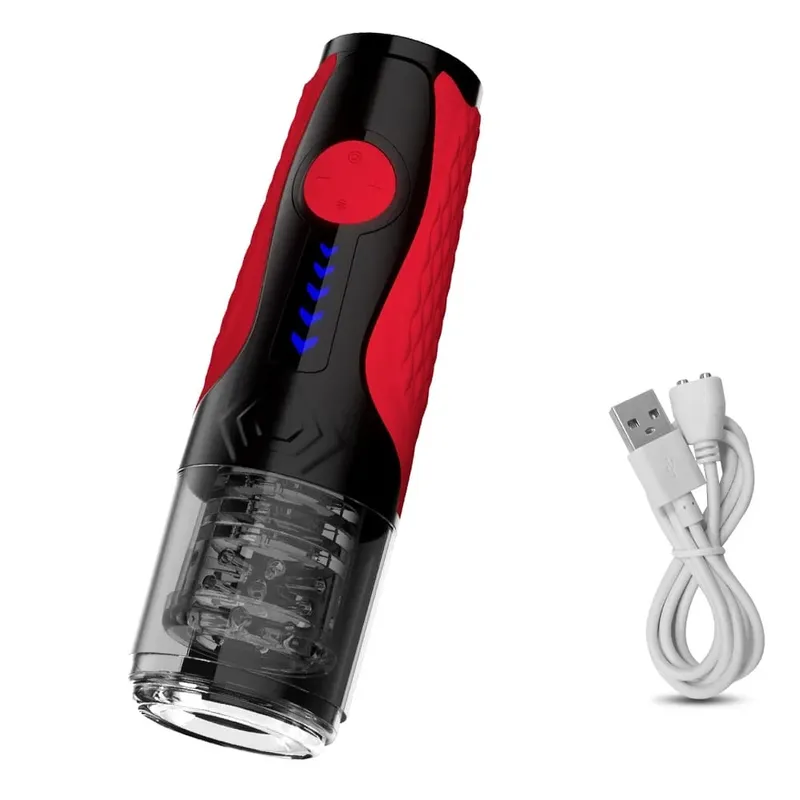 Telescopic ชาย Masturbator อัตโนมัติ Thrusting หมุน Mastubator คัพไฟฟ้าของเล่นพ็อกเก็ตหีสำหรับชายอุปกรณ์สำหรับผู้ใหญ่ — image 8