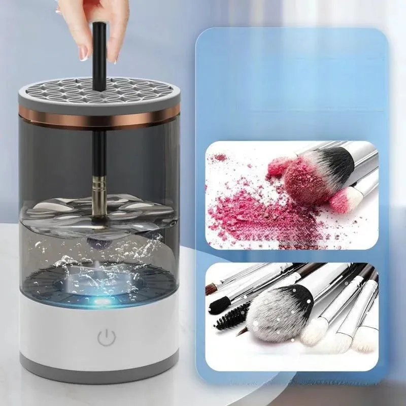 Tragbare Elektrische Make-Up Pinsel Waschmaschine Touch Timing Panel Schnelle Saubere Luft Dry Fit Pinsel Desktop Schönheit Werkzeug Reiniger