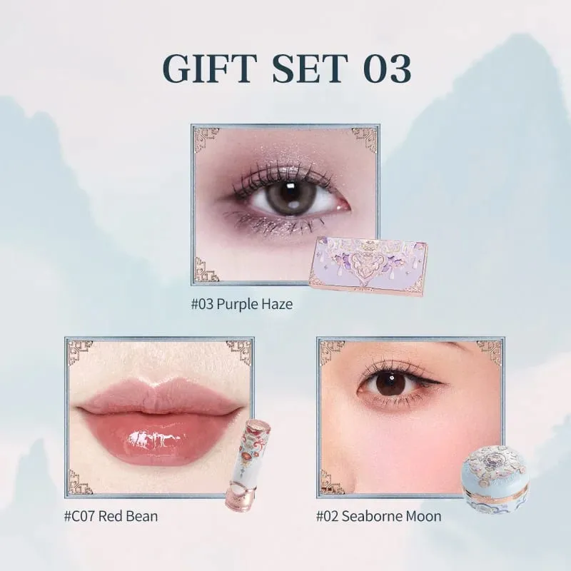 Makeup-sæt Flower Knows Butterfly Cloud Collar Collection Makeup-gavesæt inkluderer øjenskygge Blush-læbestift Vegan & Cruelty-Free — image 4