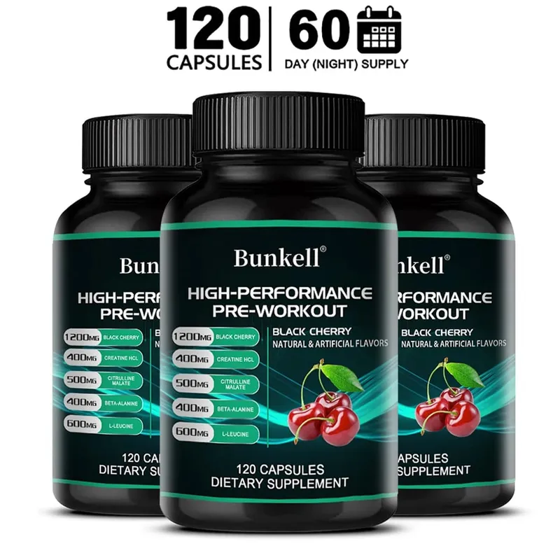 Bunkell Integratore Pre-Allenamento - Aminoacidi Creatina HCI Citrullina Malato Beta-Alanina Per Migliorare le Prestazioni Atletiche — image 10