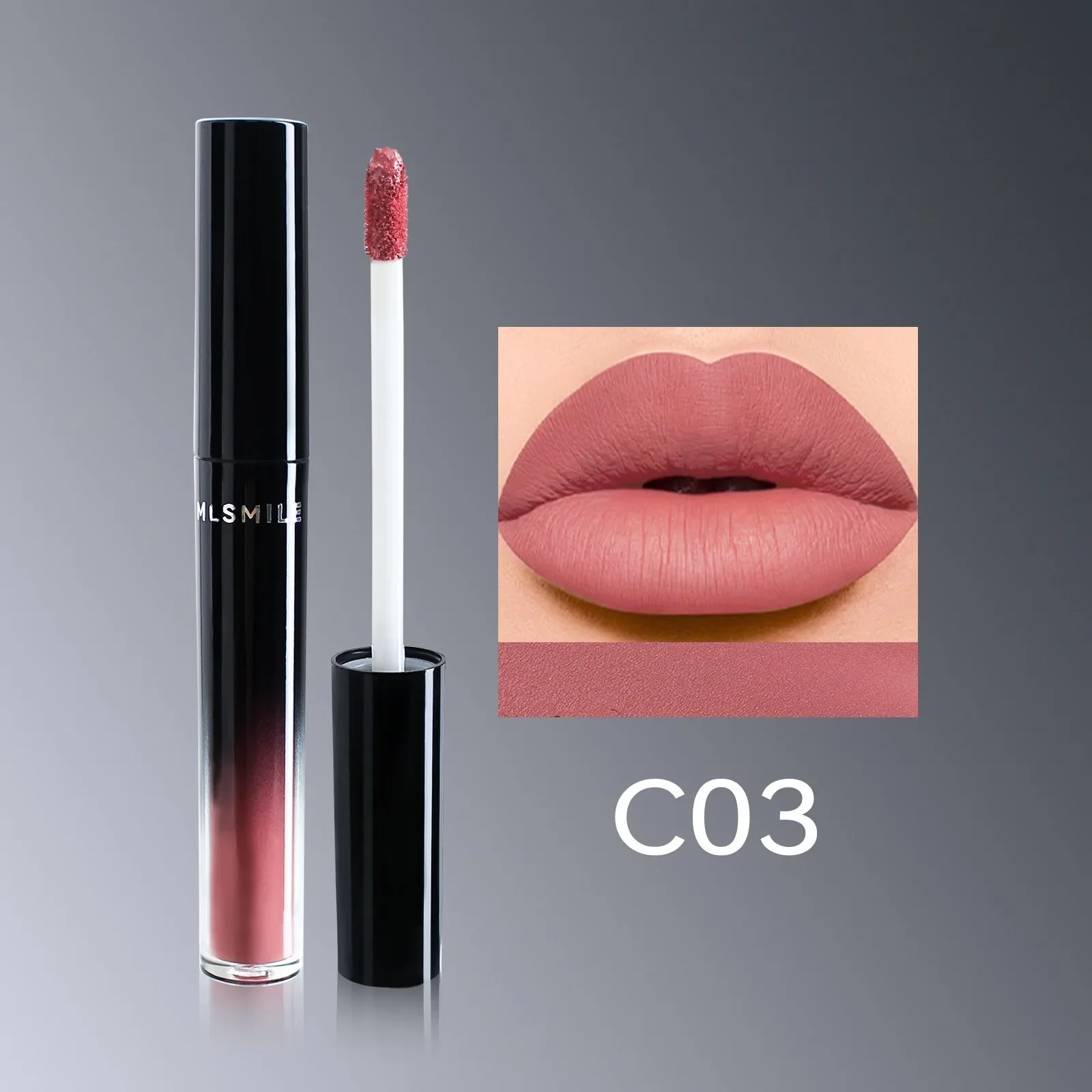 Wasserdichter flüssiger Samt-Matt-Lippenstift, transparentes, feuchtigkeitsspendendes Lippenöl, perlmuttartige, satte Farbe, Lipgloss-Tönung, dauerhafte Kosmetik — image 14