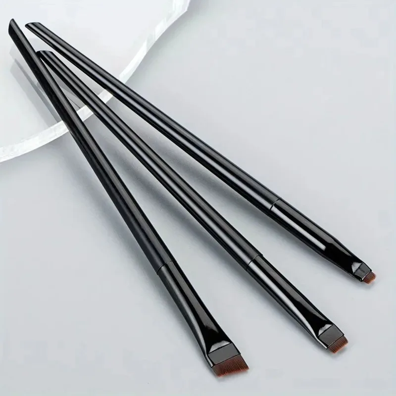3-teiliges Eyeliner- und Augenbrauenpinsel-Set – ultrafeine und flache Spitzen für präzise Kontrolle und hochwertiges, präzises Auftragen von Make-up — image 7