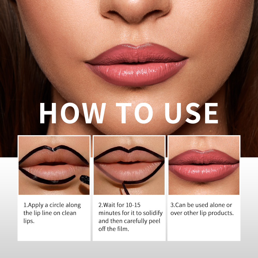 Kupas Noda Bibir Magic Bibir Tatu Tahan Lama Kalis Air Kalis Calit Kalis Pemindahan Kosmetik Matte Lip Liner Pensel — image 5