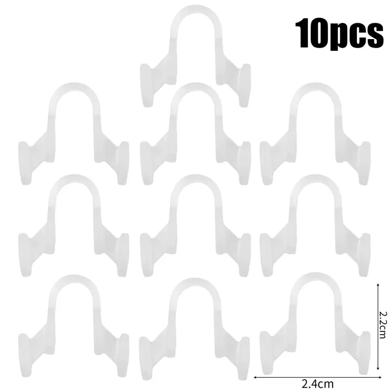 10-30pcs Stop Snoring Device TPR Elastic Nose Clip Anti-Snoring Supplies To Prevent Snoring Good Sleep Easy Breath Nasal Clip
