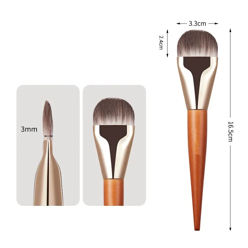 Foundation Pinsel 47 Besen Kopf Flüssige Foundation Schatten Reparatur Pinsel Frauen Gesicht Basis Make-Up Schönheit Professionelle Werkzeuge — image 9