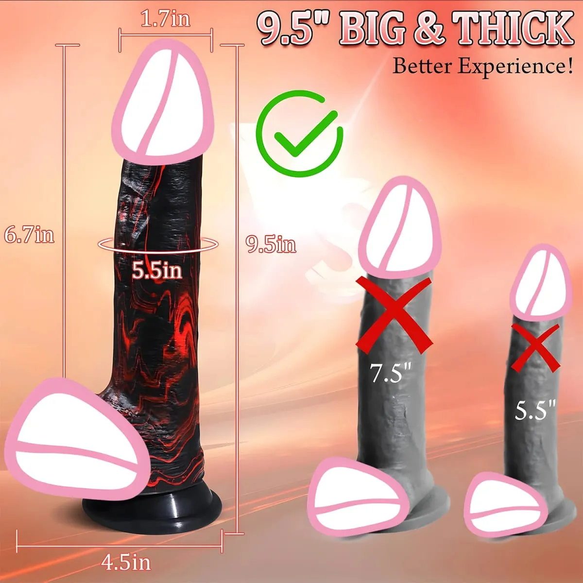 รีโมทคอนโทรล Telescopic หมุน Dildo สำหรับผู้หญิงซิลิโคนเริ่มต้น G-spot กระตุ้นพร้อมถ้วยดูดที่แข็งแกร่งสำหรับของเล่นสำหรับผู้ใหญ่ — image 5