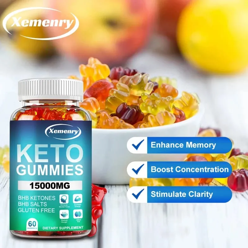Keto Gummies - Membakar Lemak Pengurusan Berat Mempercepatkan Metabolisme Kesihatan Pencernaan Kawalan Selera Makan — image 4