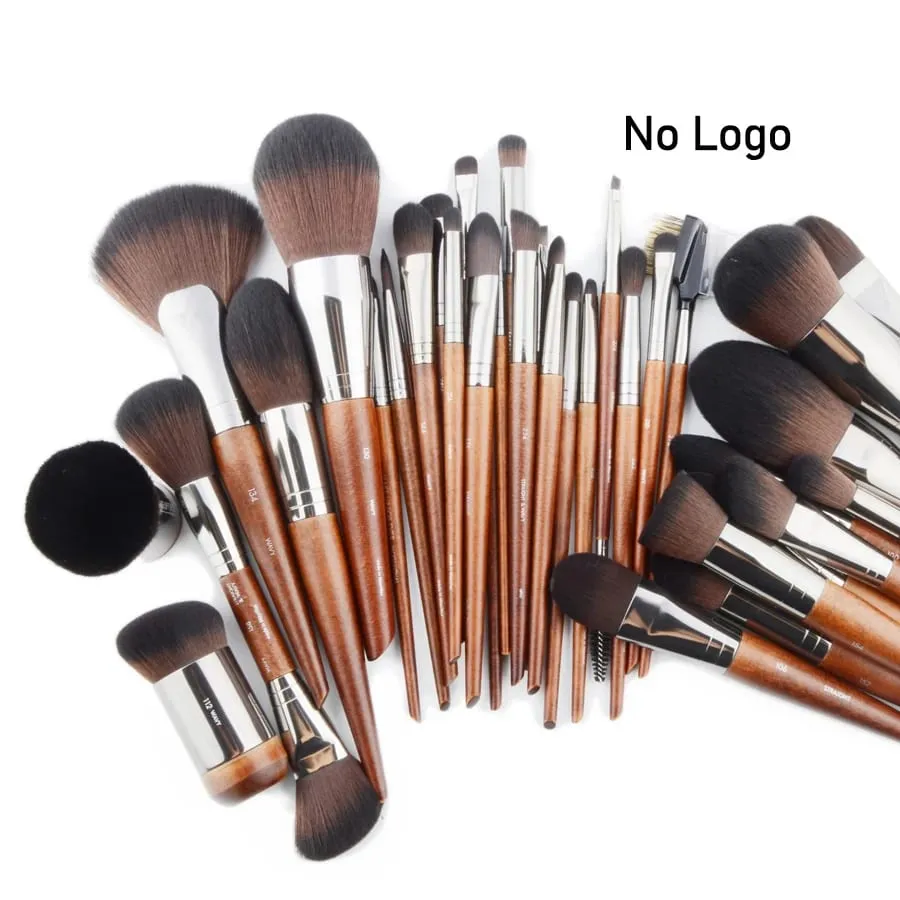 ไม้ธรรมชาติ 1 ชิ้นแปรงแต่งหน้ารายละเอียดอายแชโดว์ Make up kit คอนซีลเลอร์ Smudge Highlighter Eyebrow Eye Brow แปรงลูกกลิ้ง — image 6