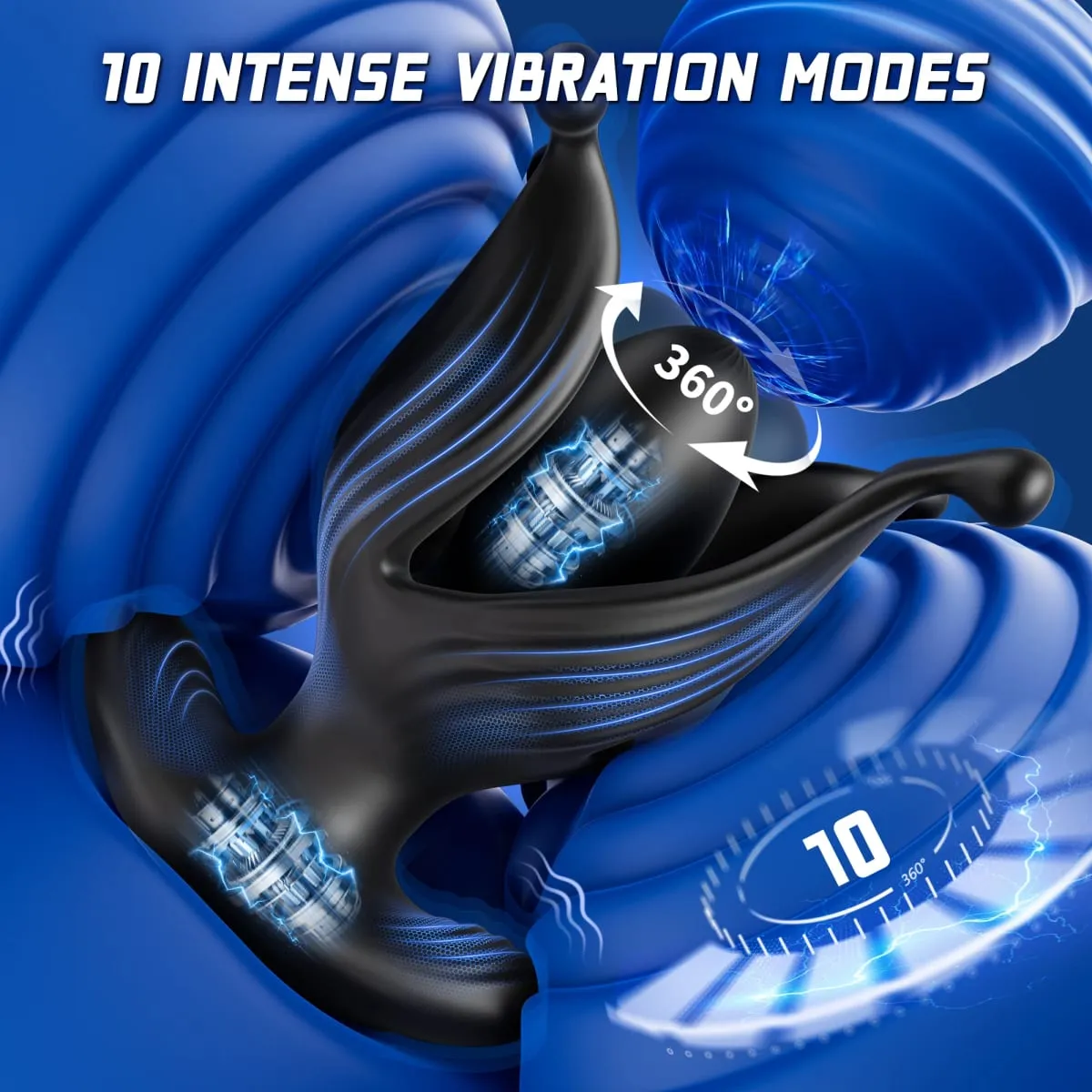 APP-Steuerung, männliches Prostata-Massagegerät, Analvibrator, Buttplug, vibrierend, rotierend, um 360° erweiterbar, Analsexspielzeug für schwule Männer — image 2