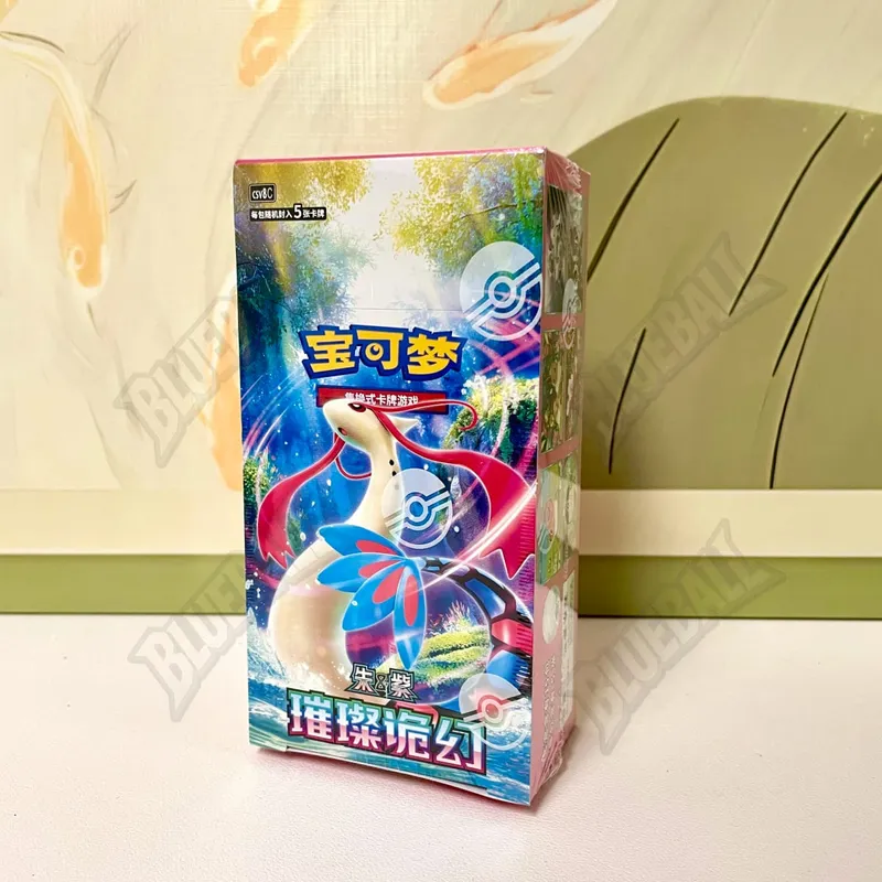 Pokemon asal Scarlet Violet Gem Pack Vol6 Kotak Nipis TCG Collectible Battle Kad Dagangan Hadiah Mainan Versi Cina Ringkas — image 16
