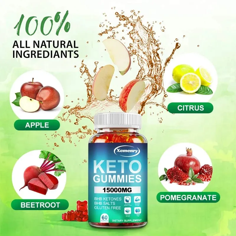 Keto Gummies - Membakar Lemak Pengurusan Berat Mempercepatkan Metabolisme Kesihatan Pencernaan Kawalan Selera Makan — image 5