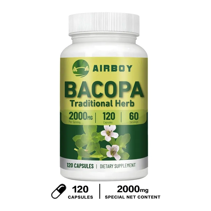 Chiết xuất Bacopa Monnieri - Giúp suy nghĩ minh mẫn và cải thiện trí nhớ Trì hoãn lão hóa daBổ sung