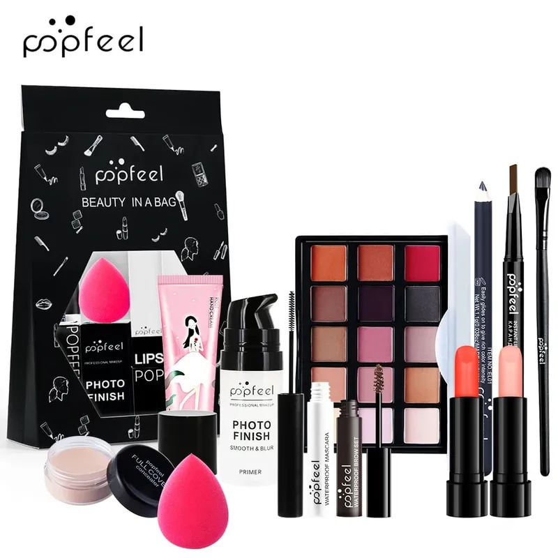 Long-Lasting Makeup Essentials Versatile Paste Complete Face Makeup Gift Bag Glamorous Makeup Collection Para sa Mga Nagsisimula sa Makeup — image 2