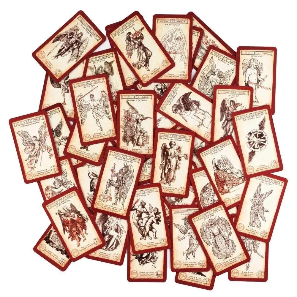 72 Kabbalistic Angels Oracle Angel-Evoking Tarot Deck – 78 göttliche Führungskarten mit Engelssiegeln und Namen, 10,3 x 6 cm — image 4