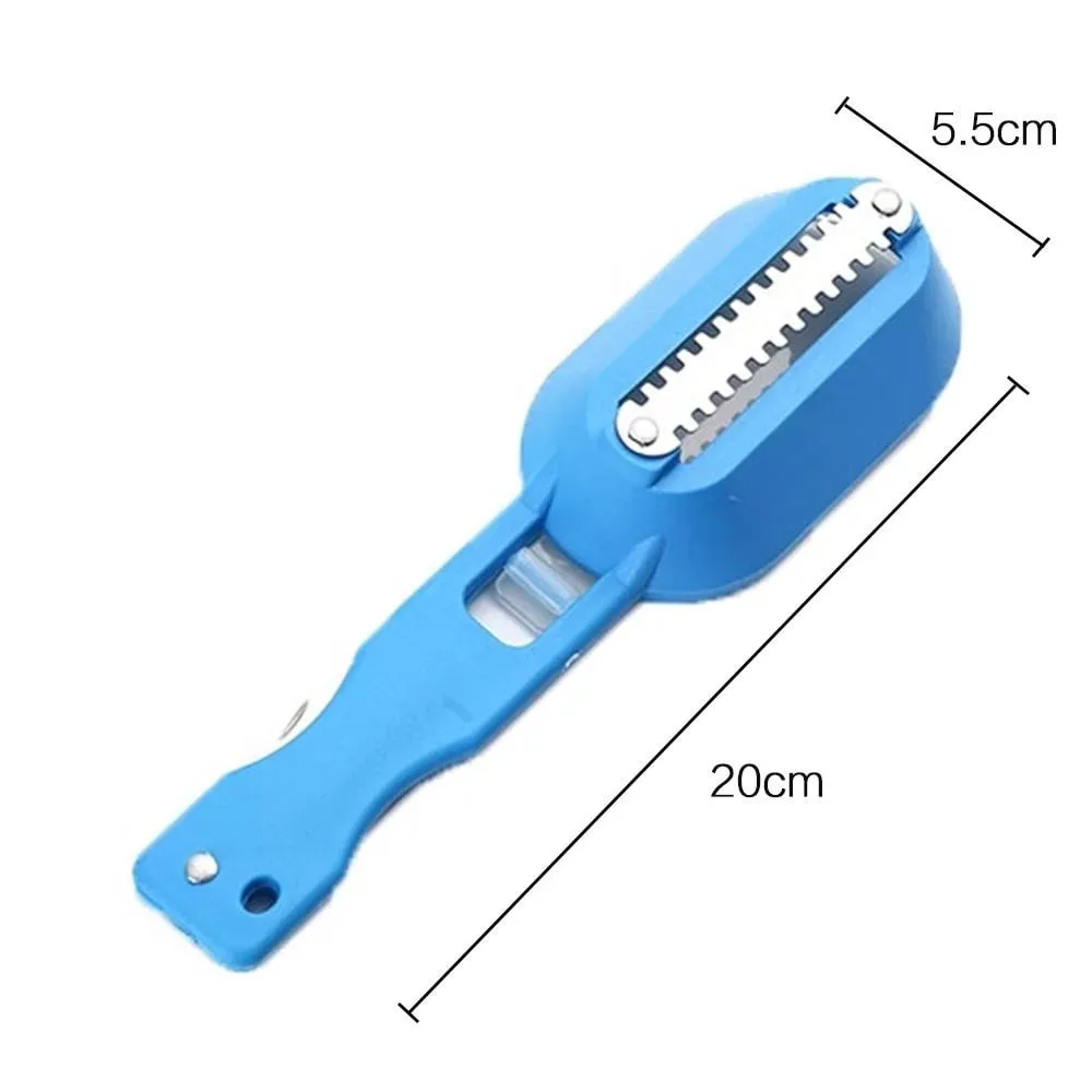 Cepillo multifunción para raspar escamas de pescado, desmontaje de cuchillo de pescado, limpieza rápida de escamas de pescado, herramienta de cocina para el hogar — image 6