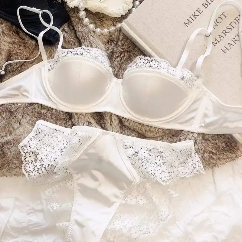 Soutien-gorge demi-tasse en dentelle française, Sexy, à armatures douces, rehausseur de petits seins, Anti-affaissement, beau dos, Lingerie pour femmes, 32-38, confort toute la journée — image 8