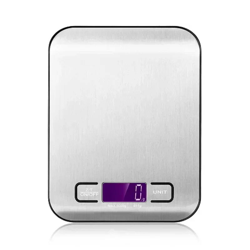 Digital køkkenvægt 5 kg/10 kg mad multifunktion rustfrit stål Balance LCD-skærm Måler gram ounces madlavning bagning — image 8