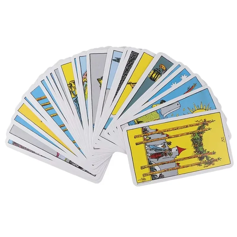Rider Waite Tarot-Karte, Wahrsagerei, Tarot-Deck für den persönlichen Gebrauch, vollständige englische und spanische Version, Orakel-Deck für Mädchen, Brettspiel — image 3