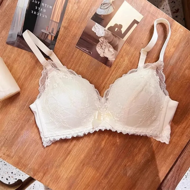 สไตล์ฝรั่งเศสไร้สาย Shaping ชุดชั้นในชุด Push Up Lift Anti Sagging Lace Bra Luxury Comfort สนับสนุนสุภาพสตรีชุดชั้นในทุกวัน — image 6