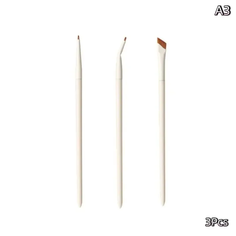 【SA】1/3/7/9 Pennelli per trucco occhi Set Pennello per eyeliner a lama Testa obliqua Pennello per ombretto ultrafine Pennello per dettagli adatto per il trucco — image 10