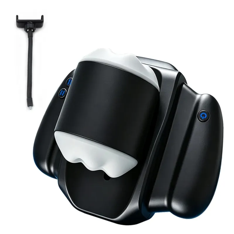 Automatic Telescopic Male Masturbation Cup With Holder Penile Stimulator Vaginal Pocket Pussy Adult Sex Machine for Men