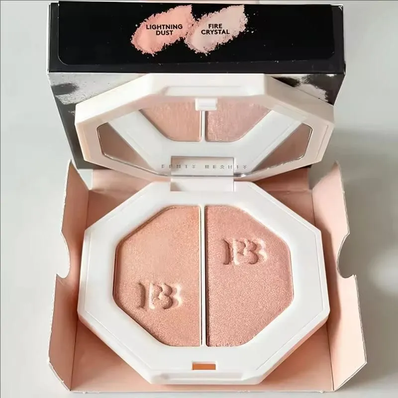 Hot Fenty Beauty Lipgloss Lippenstift Wasserglanz Highlight Mirror Lasting FUSSY HEAT RIRI Funkelnde, charmante, feuchtigkeitsspendende Lippenpflege — image 19
