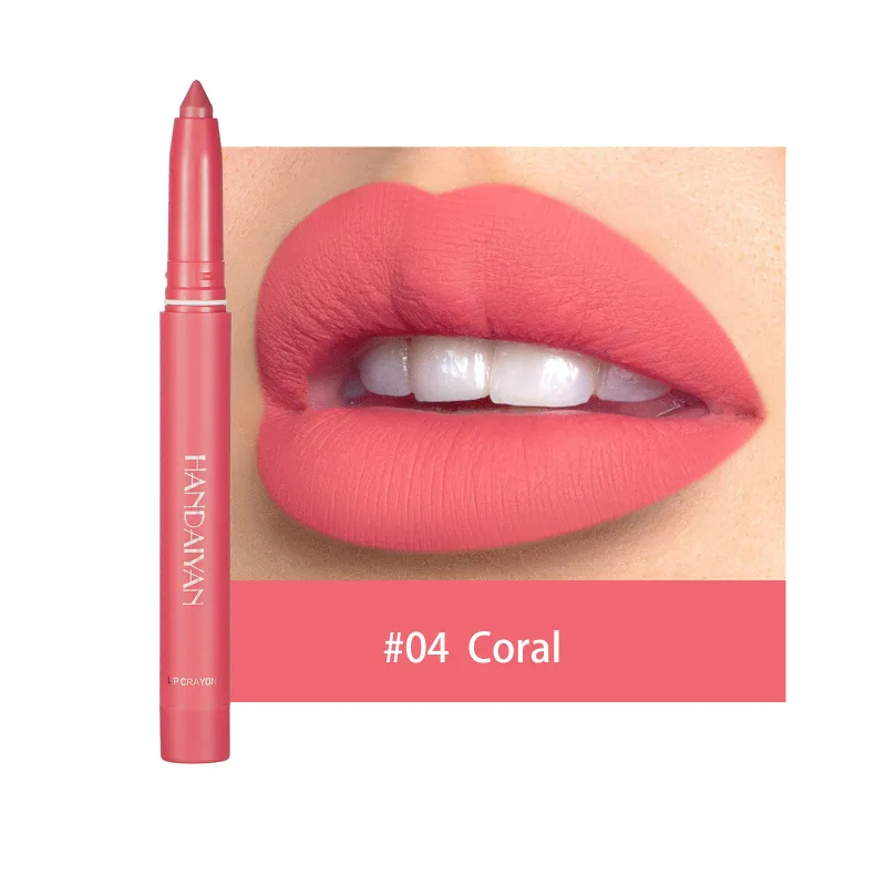 Waterproof Cherry Red Matte Lipstick Sexy Lipliner Pencil Plumping Stain Natural Nude Pink Lip Liner Outline Lips Contour Makeup — image 8
