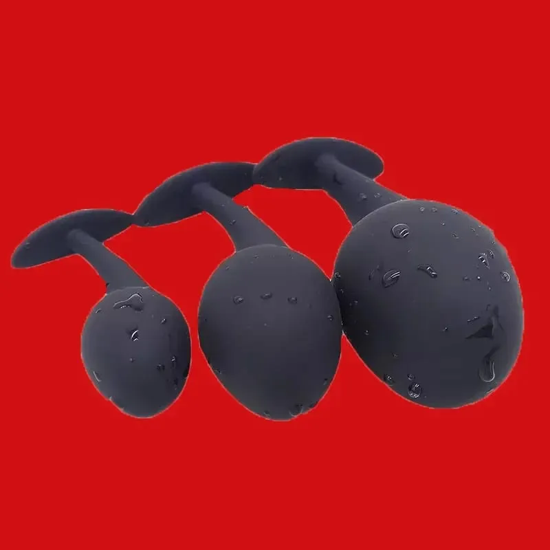 ซิลิโคน Anal Dilator แต่ Butt Plug Tadpole รูป Buttplug Butplug Analplug Anus ตูดลูกปัด Anchor ของเล่นนวดต่อมลูกหมาก — image 5