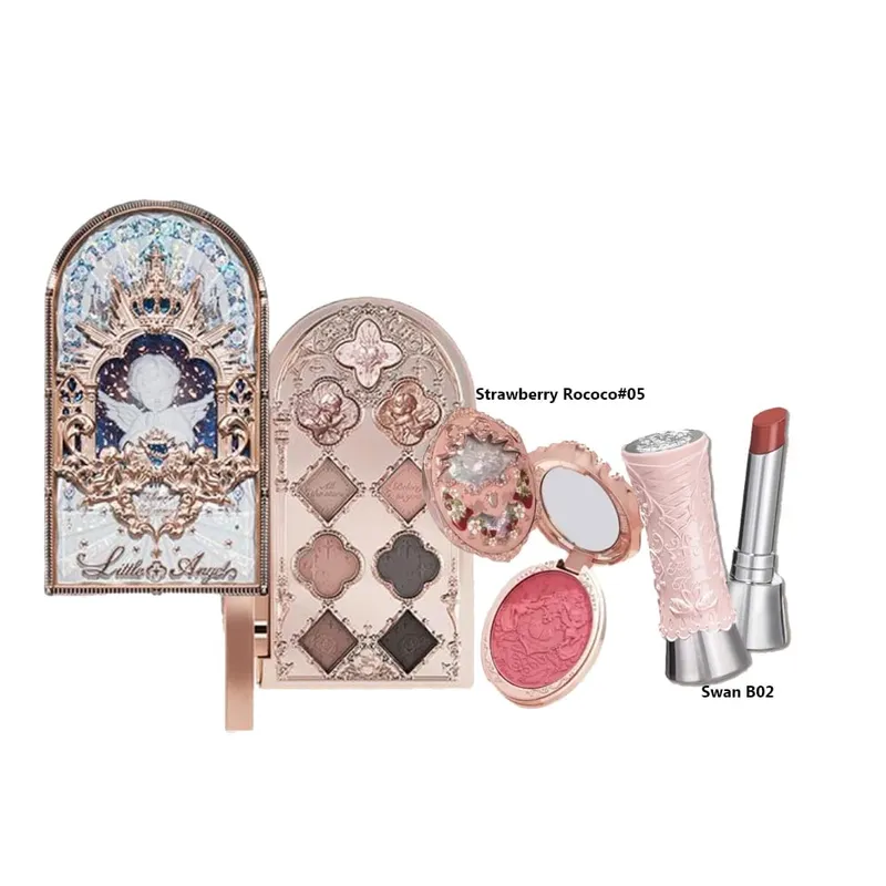 Flower Knows ALL IN ONE Makeup Kit Kompletní sada profesionálních obličejových paletek s očními stíny na rty s tuhými parfémy — image 13