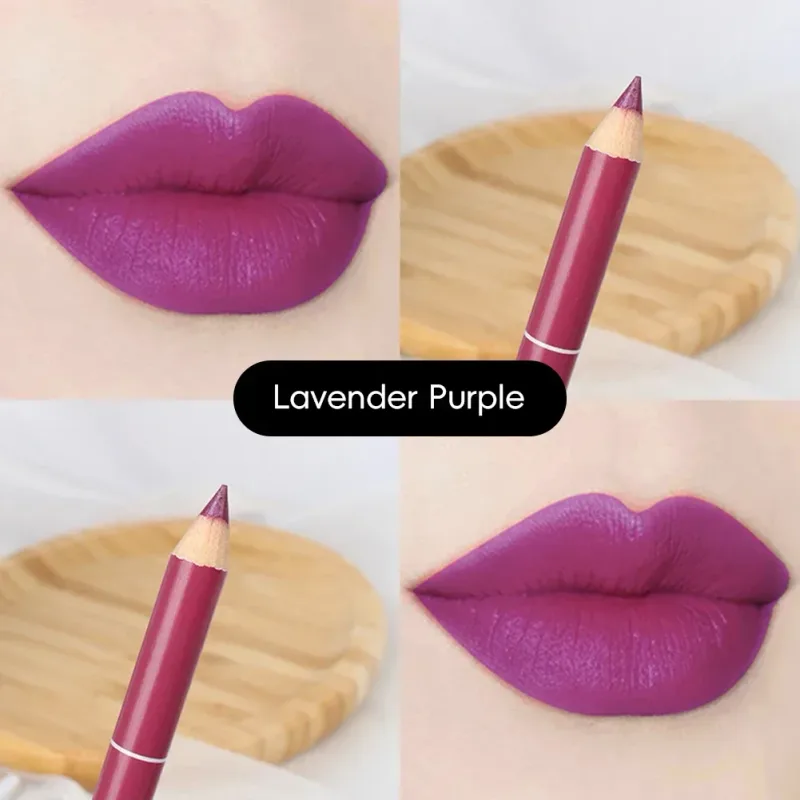 Waterproof Lip Liner Matte Nuede Red Long Lasting Makeup Pens Non-stick Cup Lipstick Women Party Makeup Lip Cosmetics — image 30