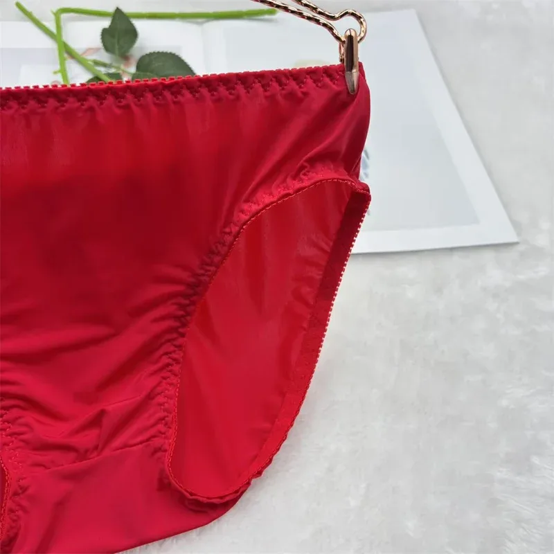 Ultra-Thin Silky Ice Silk Elastic Soft Close-Fitting Fabric Men's Daily Comfort Underwear Breathable Briefs men underwear sexy — image 14