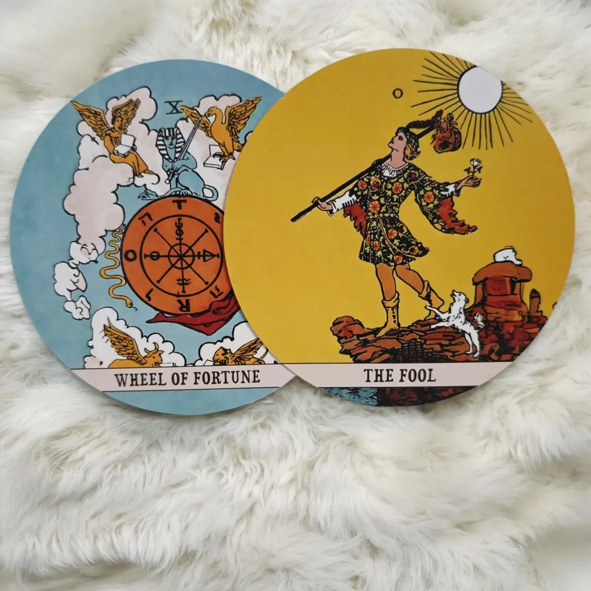 Bộ bài Tarot Tròn Bao Gồm 78 Lá Bài Tròn & Sách Hướng Dẫn Bằng Giấy đựng trong Hộp Cứng Bộ bài Wait Tarot Một Hành Trình Bắt Đầu Cho Người Mới Bắt Đầu