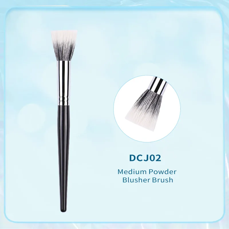 Ovw novos pincéis de maquiagem cabo preto macio macio sombra fundação corretivo mistura blush escova cosméticos ferramenta beleza — image 14