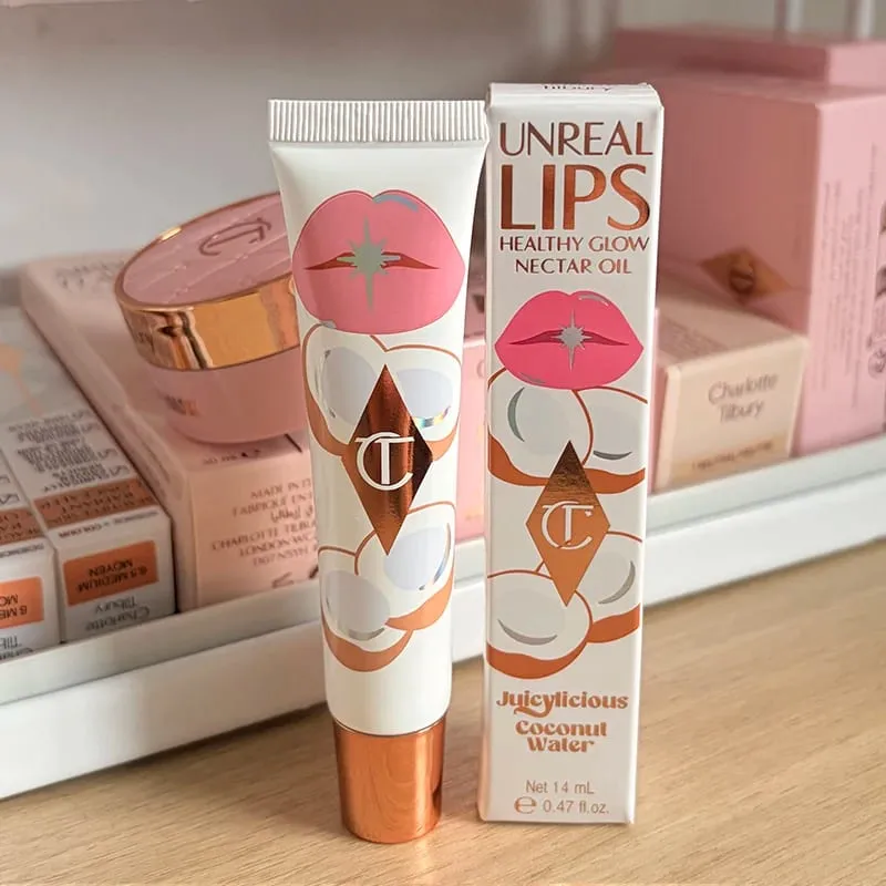 Charlotte dernier brillant à lèvres dodu hydraté Tilbury met en évidence le fond de teint liquide correcteur deux couleurs battement de coeur Blush maquillage — image 17