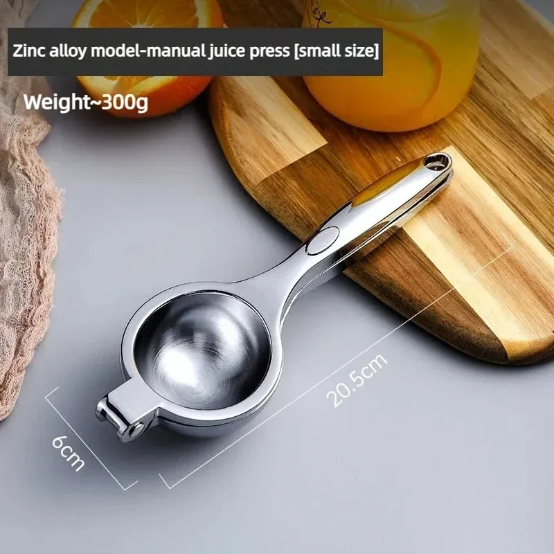Manual Lemon Squeezer Zinc Alloy Citrus Press Heavy Duty Fruit Juicer for Orange Lime Hand Press Juicing Tool Kitchen Gadget — image 5