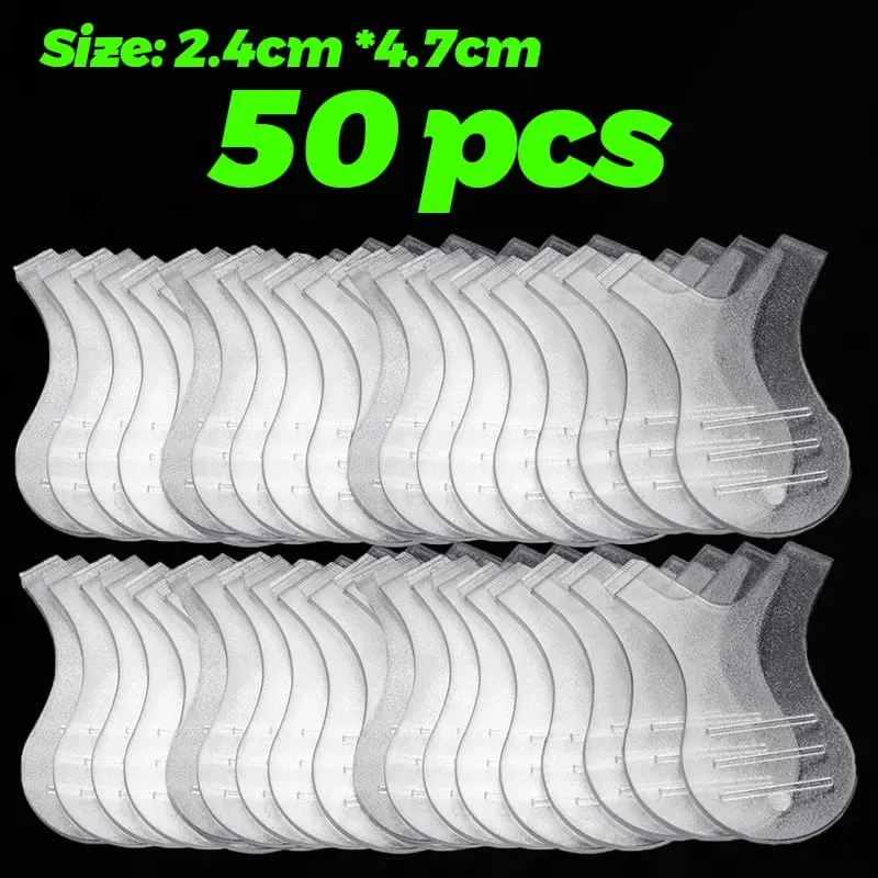 Şeffaf Y Şekli Kirpik Kaldırma Fırçası Yeniden Kullanılabilir Plastik Greft Perma Mini Tarak Makyaj Kirpik Fırçaları 3D Bigudi Fırça Aracı Aksesuarı — image 9