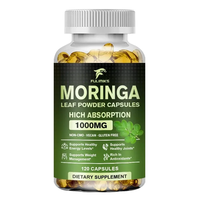 High Absorption Moringa Oleifera 1000mg Capsules Supports Immune Metabolism Skin Care & Healthy Weight Management — image 8