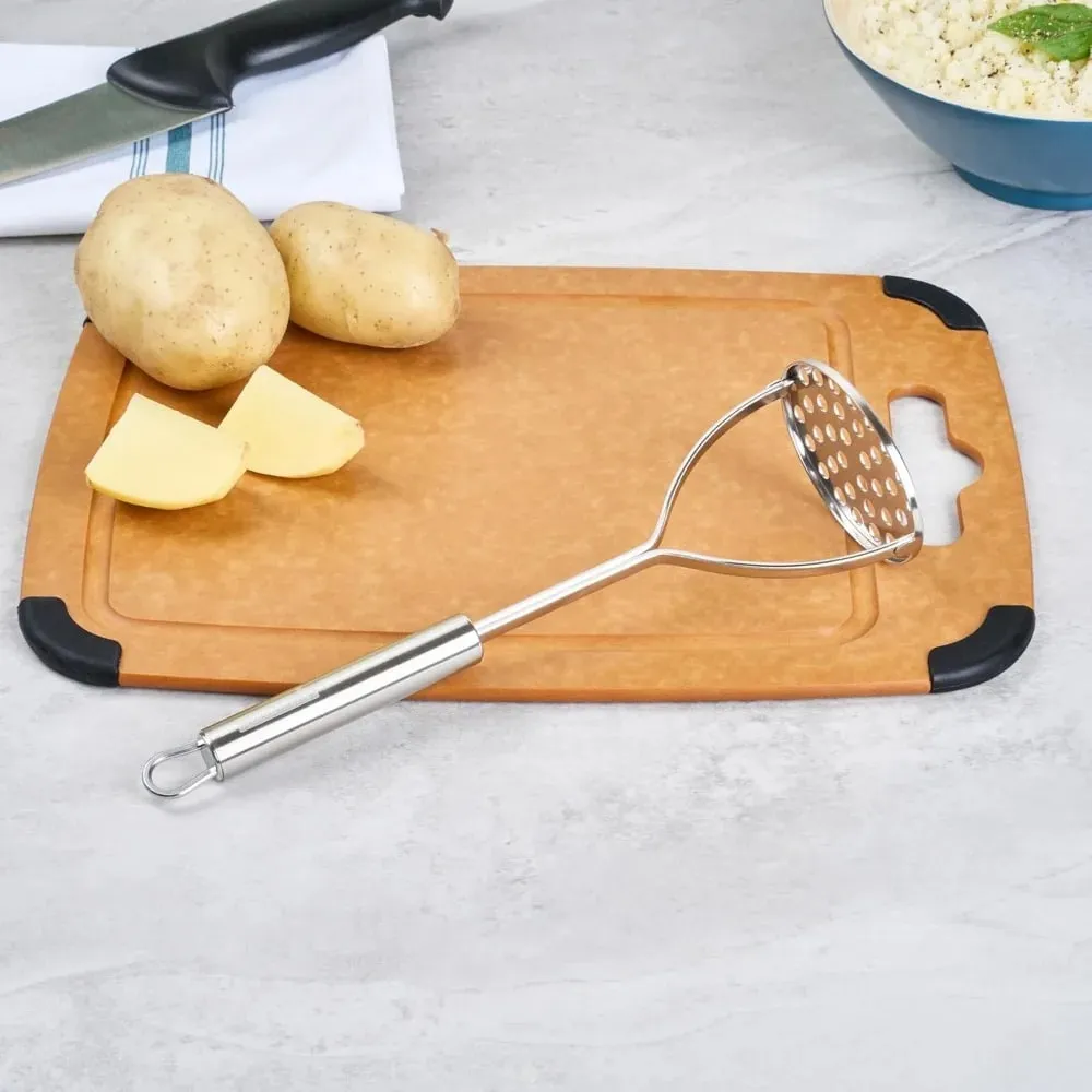 Mesin Penghancur Kentang Baja Tahan Karat Mesin Penghancur Buah Mesin Penghancur Manual Penekan Lumpur Kreatif Alat Dapur Kecil — image 3