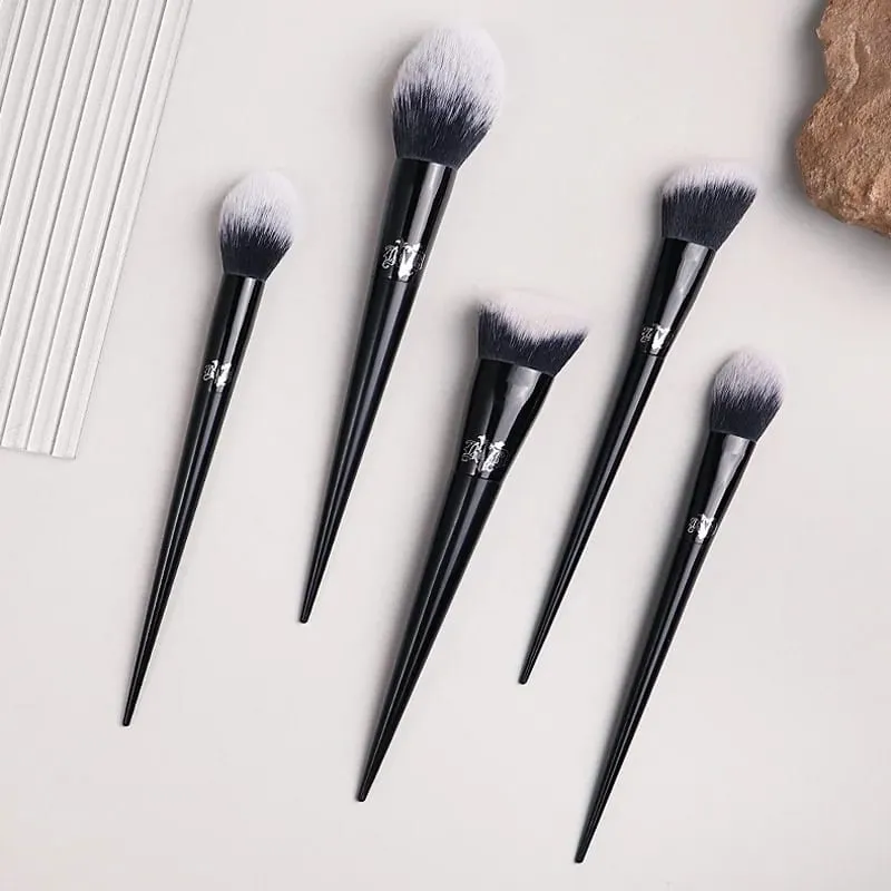 Kat Von D ensemble de pinceaux de maquillage et Kit fond de teint Blush surbrillance correcteur poudre sculptant pinceau fard à paupières marque KVD pinceau de maquillage — image 2