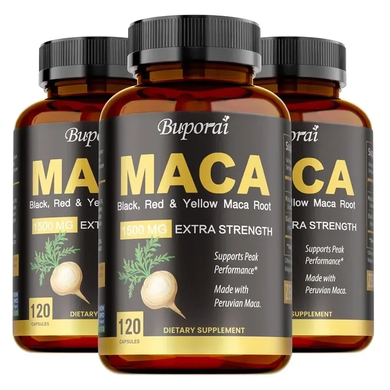 Maca Capsules - Reduce Fatigue Hormone Balance Regulate Mood Improve Athletic Performance Increases Energy and Endurance — image 11