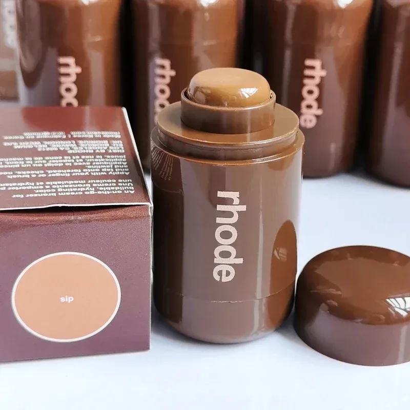 INS Pocket Powder Blusher Stick Lip Cheek Hydrating Stick Natural Rouge Powder Blusher Cream Gincu Pipi Cawan Teh Warna Gula-gula — image 22