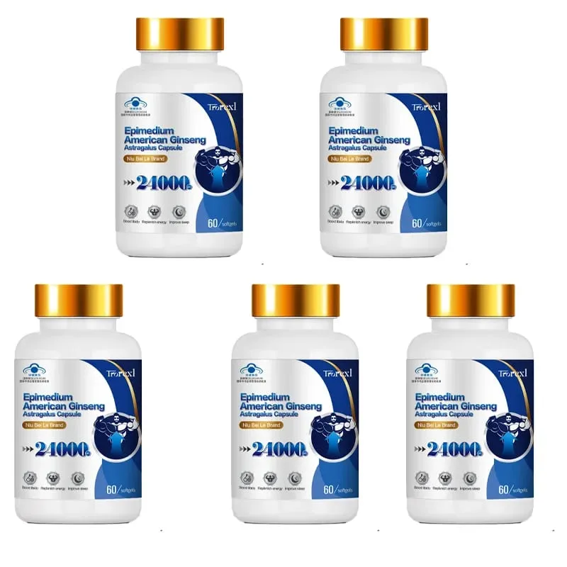 תוסף חוזק נוסף עם תמצית תמצית ג'ינסנג Epimedium ו- Panax לזכר תומך בשיפור רמות האנרגיה הגברית — image 11