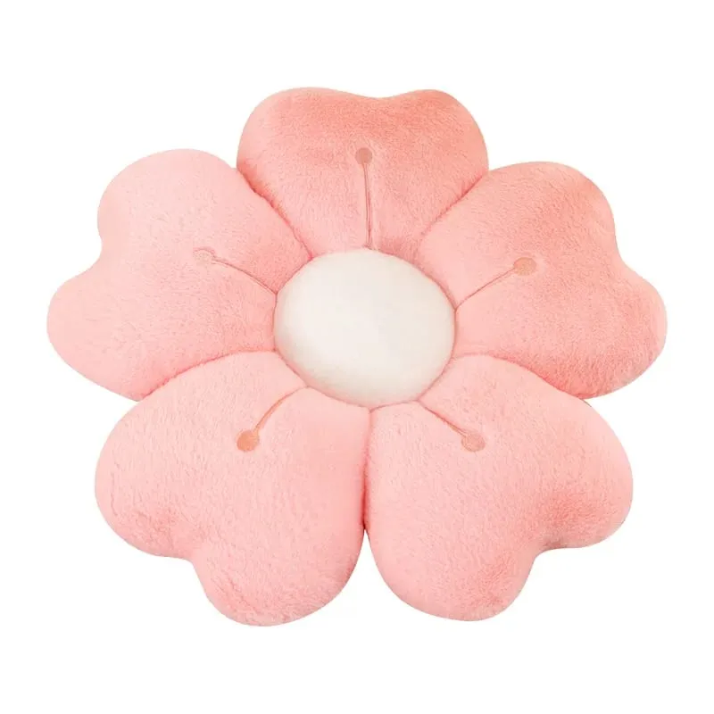 Bantal Mewah Berbentuk Bunga Daisy yang Selesa - Pad Hiasan Comel untuk Katil dan Sofa Fabrik Poliester Lembut — image 6