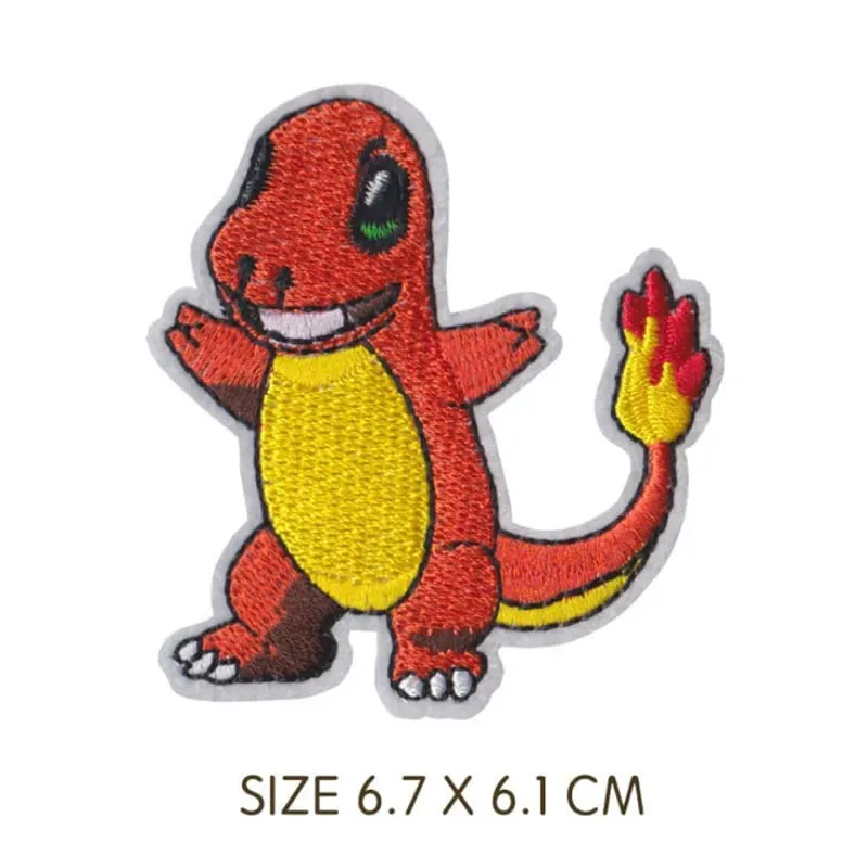 30 Stijl Doek Patch Pikachu Charizard Kleding Stickers Naaien Borduren Patches Applique Ijzer Op Kleding Cartoon Diy Kledingstuk — image 17