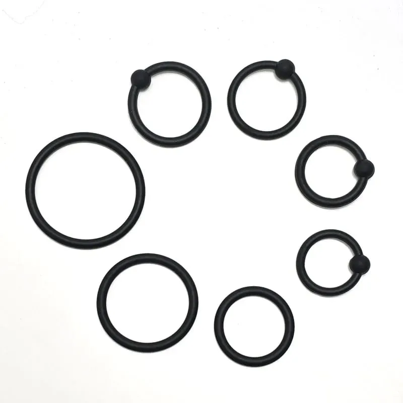 3-8 PCS Silikon Cincin Zakar Lelaki Cincin Ereksi untuk Kelewatan Ejakulasi Mainan Seks untuk Lelaki Pasangan Kelentit Perangsang Cincin Zakar — image 1